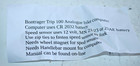 Bontrager Trip 100 Wireless Bicycle Computer   Speed Sensor Mn21 23-23ae Battery