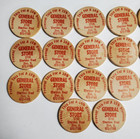 Lot Of 20 Vintage Wooden Nickels Collection - Zion  Il