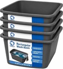 Wash Basins     Rectangular Plastic Hospital Bedside Soaking Tub Pack Of 4 Smal   