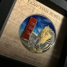 Rare Fiji 2 Oz Tutankhamun Egyptian Jewels Silver Coin 2012 Pharaoh King Ancient