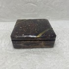 Vintage Marble Trinket Box Jewelry Box Stone Keepsake Box Made In Italy