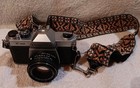 Pentax Asahi K1000 35mm Film Camera W 3 Lenses Bag And Flash  Filters   untested