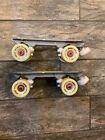Sure Grip Quad Roller Skate Frames plates With Wheels bearings   Toe Stops Sz  8