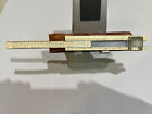 Vintage The Frederick Post 1441 Slide Ruler Leather Case Pocket Size W Magnifier