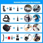 50 Pcs Accessories For Gopro 13 12 11 10 9 8 7 6 Bundle Chest Head Mount Biking