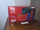 Nintendo Switch Console Hac-001 -01  Mario Red   Blue Edition - 32gb New 