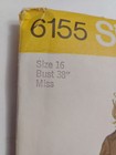 Dress Flare Skirt 16 Simplicity 6155 Sewing Pattern Cut Vtg Above Knee Pullover