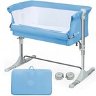 Travel Portable Baby Bed Side Sleeper Bassinet Crib With Carrying Bag-blue - Col