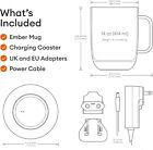 Ember Temperature Control 14oz Smart Mug2 80 Min Battery Life - Black