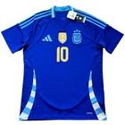 2024 25 Argentina Away Jersey  10 Messi Large Adidas Copa America Champions Kit