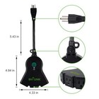 Smart Outdoor Outlet Wifi 3 Plug Timer Ip44 With Alexa Google Home Smart Life