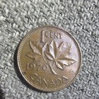 1970 Canada Small Cent Km 59 Elizabeth Ii Maple Leaf Bronze Bn Coin