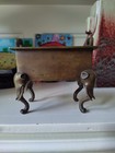Fine Antique Chinese Incense Burner Elephants Marked Ming  Brass Or Bronze