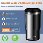 Haushof 12oz Can Cooler 4 In 1 Insulated Stainless Steel Can Insulator For Beach