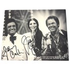 Johnny Cash Family Hand Signed Autograph Photos June Carter Cash Rosanne Cash