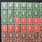 1937-39 Great Britain 184 George Vi Postage Stamps Unused   Used  Sc 235-248