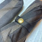 Fendi Folding Umbrella Gold Interior Luxury Fashion Accessory Authentic