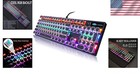 Black Mechanical Gaming Keyboard  Blue Switch