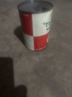 Vintage Texaco Motor Oil Can Improved Red Star 1 Quart Tin Petroliana Nice 