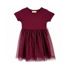 Epic Threads Tutu Dress Kids 3t Burgundy Glitter Tulle Ribbed 100191723tg