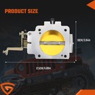 1724 62mm Throttle Body For 1991-2003 Jeep 4 0l Cherokee wrangler Yj Tj Xj Wj Zj