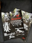 Cannibal Corpse Stickers   11x8 5    Rare  set  Of 2    Free Flag Sticker