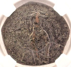  287  C 1034-1050 Byzantine Empire Anonymous Issue Ae Follis Christ cross Ngc