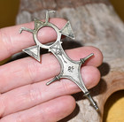 Antique Tuareg Tribal Ethnic Silver Cross Amulet Pendant Collected Mali  Africa