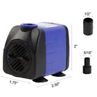 2 X 160gph Adjustable Submersible Water Pump Aquarium Pond Powerhead Hydroponic 