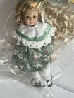 Vtg Concord Dollhouse Miniature Porcelain Girl Doll Amanda M987 Poseable 4    Nip