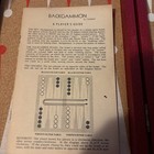 Vintage Bakelite Backgammon Game Set Marbled Red White Butterscotch Checkers