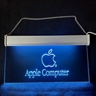 Rare Apple Computer Light Signboard Rainbow Logo Macintosh Think Different