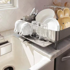 Simplehuman Standard Dish Drying Rack With Swivel Spout Grey
