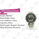 New Michael Kors Mk5925 Women s Parker Stainless Steel Bracelet 39mm Watch