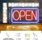 Led Neon Open Sign  16 5 x 9  Open Sign For Business  Powered By Usb With On off