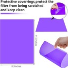 9 Pack Gel Filter Colored Correction Light Transparent Purple 