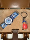 Vintage Flik Flak Paddington Bear Watch keyring  Swiss Rare Bnib New Battery
