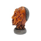 Antique Chinese Qing Dynasty Erotic Shou Stone Hand Carved Wax Seal Stamp Matrix