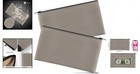 Set Of 2 Stylish Zippered Leather Money Bags - Perfect For Travel   Organization