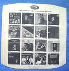 Emi Emitex Inner Sleeve For Beach Boys Sinatra Etc Vinyl Lp Original 60s Lps Exc