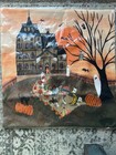 West Elm Nicole Cicak Spooky Mansion  Pillow Cover 20 sq 