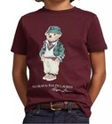 Polo Ralph Lauren L144912 Toddler Red Polo Bear Cotton T-shirt Size 4t