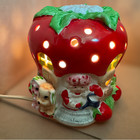 Vintage Strawberry Shortcake Bedroom Set Lamp Curtains Bed Spread Twin Sheets