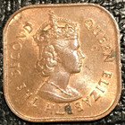 Vintage High Grade Au 1957 Malaysia British Borneo One Cent-square-nov304