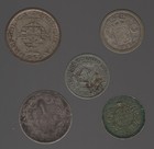 Small Collection Of X5 World Silver Coins Bulk Lot