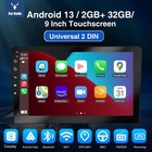 6 2  Double Din Car Radio Stereo Cd Dvd Player Carplay Android Auto Bluetooth Us