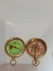 Lot Of 5 Nautical Marine Push Button Pocket Compasses 2 Inch Vintage Antique Sty