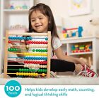Melissa   Doug Abacus - Classic Wooden Educational Counting Toy With 100 Beads