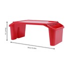 12 Pcs Kids Lap Desk Tray Plastic Breakfast Laptop Trays With Side Pockets
