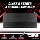 Ds18 G3600 4d Full-range Class D 4-channel Car Audio Amplifier 3600 Watts
